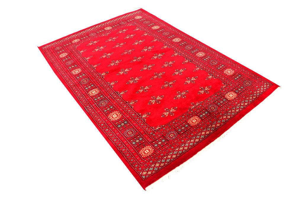 Dark Red Butterfly 4' 7 x 6' 8 - No. 45826 - ALRUG Rug Store