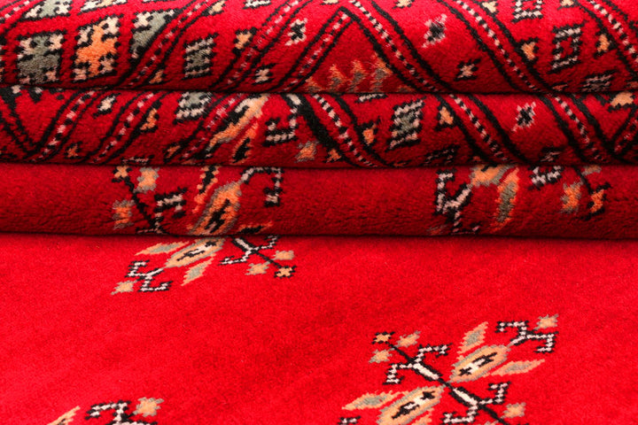 Dark Red Butterfly 4' 7 x 6' 8 - No. 45826 - ALRUG Rug Store