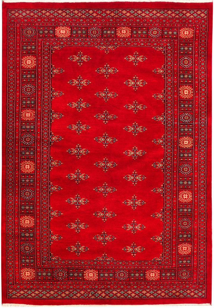 Dark Red Butterfly 4' 7 x 6' 8 - No. 45826 - ALRUG Rug Store