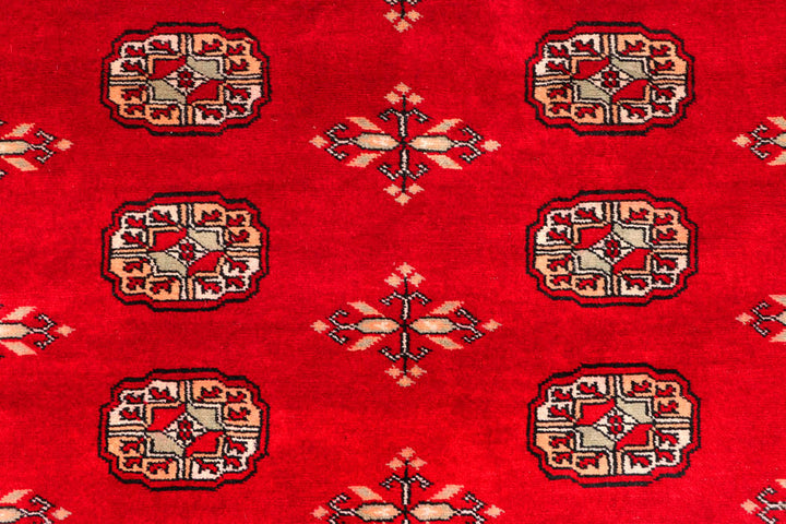 Dark Red Bokhara 4' 6 x 6' 10 - No. 45827 - ALRUG Rug Store