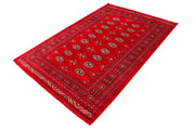 Dark Red Bokhara 4' 6 x 6' 10 - No. 45827 - ALRUG Rug Store