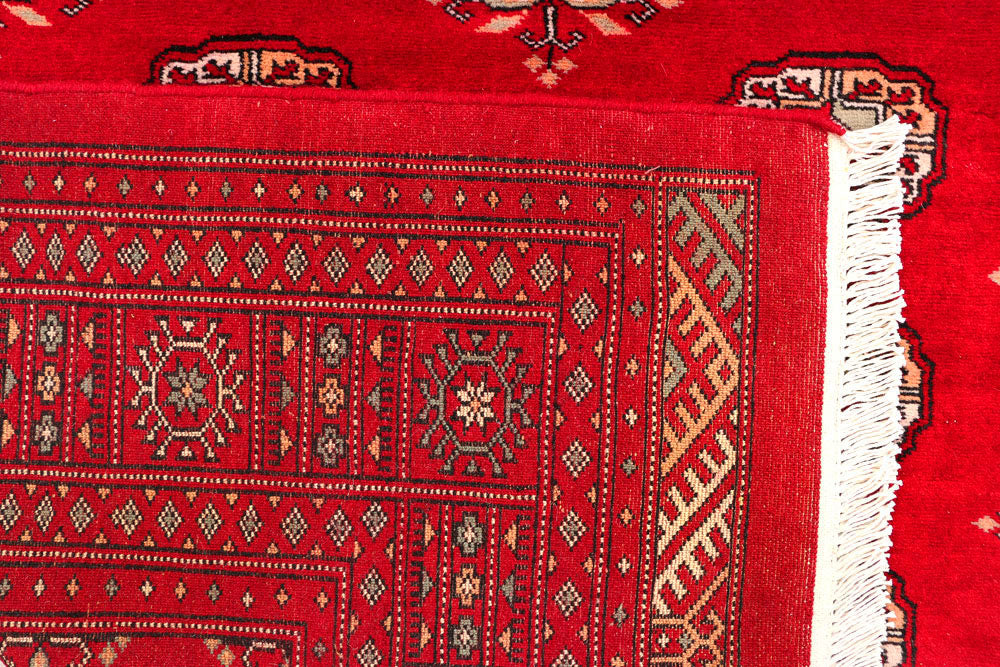 Dark Red Bokhara 4' 6 x 6' 10 - No. 45827 - ALRUG Rug Store
