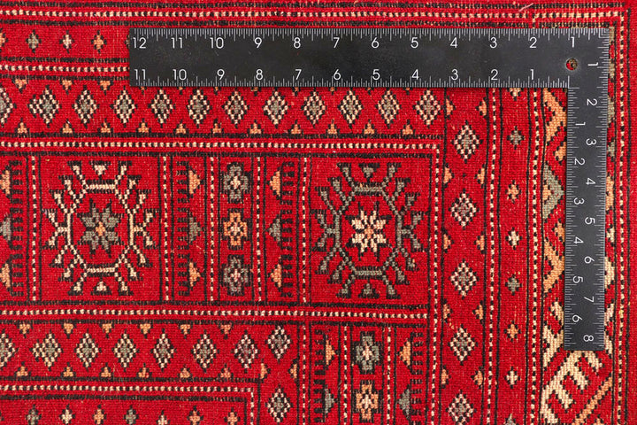 Dark Red Bokhara 4' 6 x 6' 10 - No. 45827 - ALRUG Rug Store