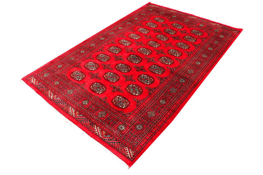Red Bokhara 4' 8 x 6' 11 - No. 45831 - ALRUG Rug Store
