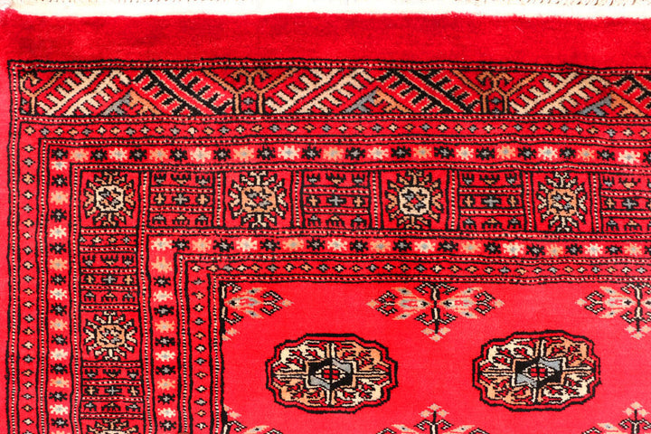 Red Bokhara 4' 5 x 6' 10 - No. 45838 - ALRUG Rug Store