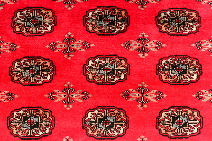 Red Bokhara 4' 5 x 6' 10 - No. 45838 - ALRUG Rug Store