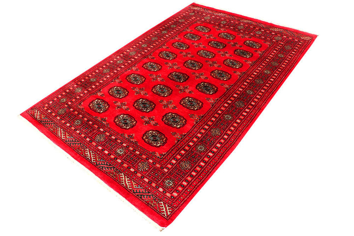 Red Bokhara 4' 5 x 6' 10 - No. 45838 - ALRUG Rug Store