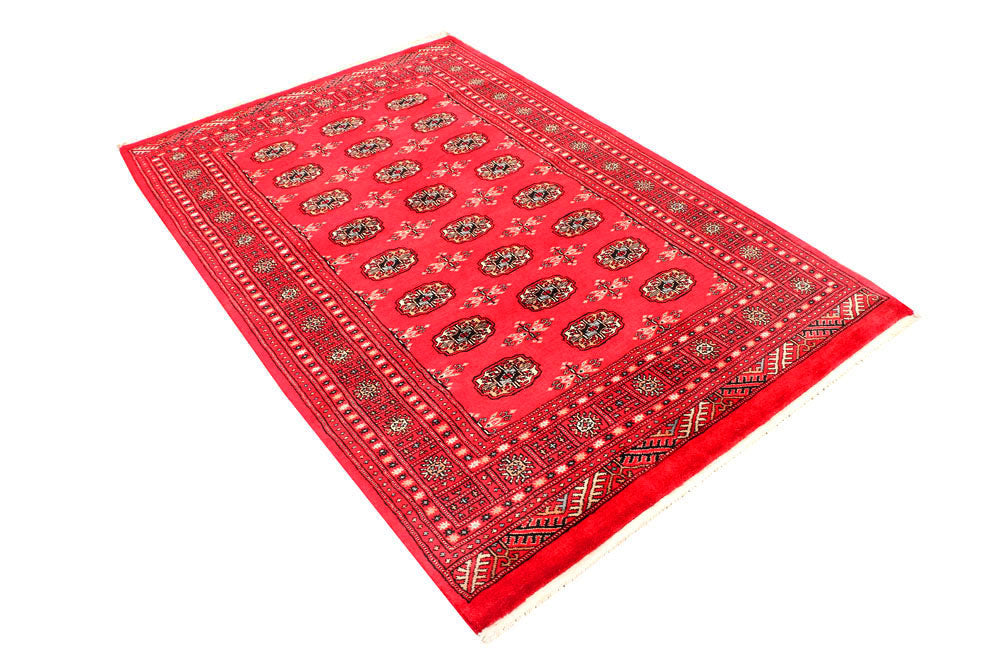 Red Bokhara 4' 5 x 6' 10 - No. 45838 - ALRUG Rug Store