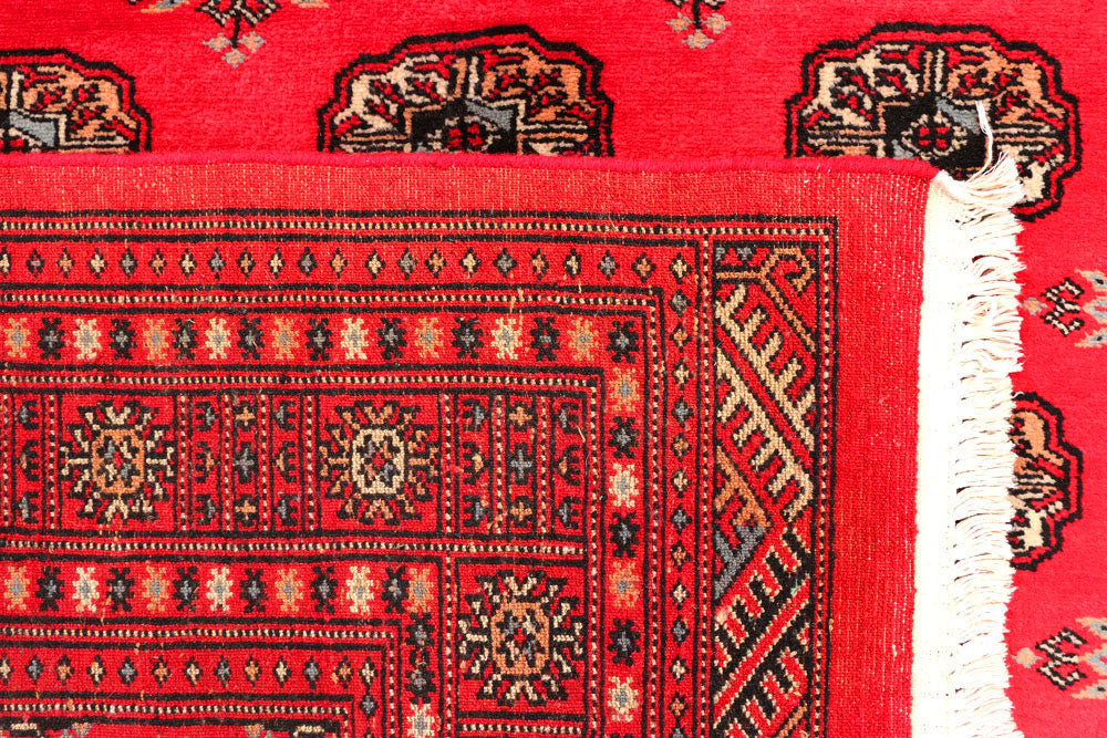Red Bokhara 4' 5 x 6' 10 - No. 45838 - ALRUG Rug Store