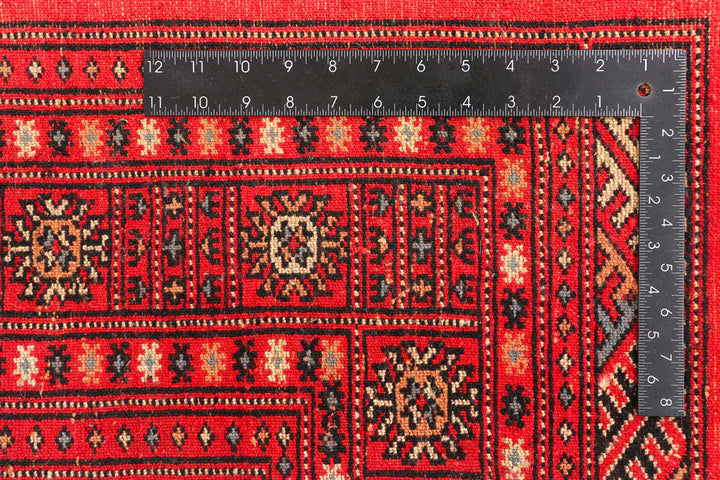 Red Bokhara 4' 5 x 6' 10 - No. 45838 - ALRUG Rug Store