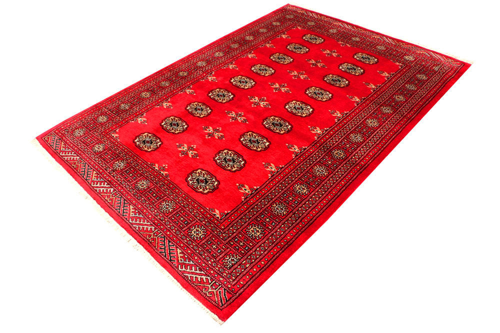 Red Bokhara 4' 8 x 6' 9 - No. 45842 - ALRUG Rug Store