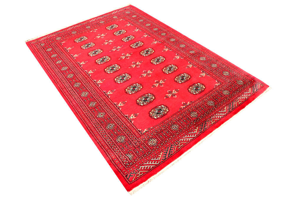 Red Bokhara 4' 8 x 6' 9 - No. 45842 - ALRUG Rug Store