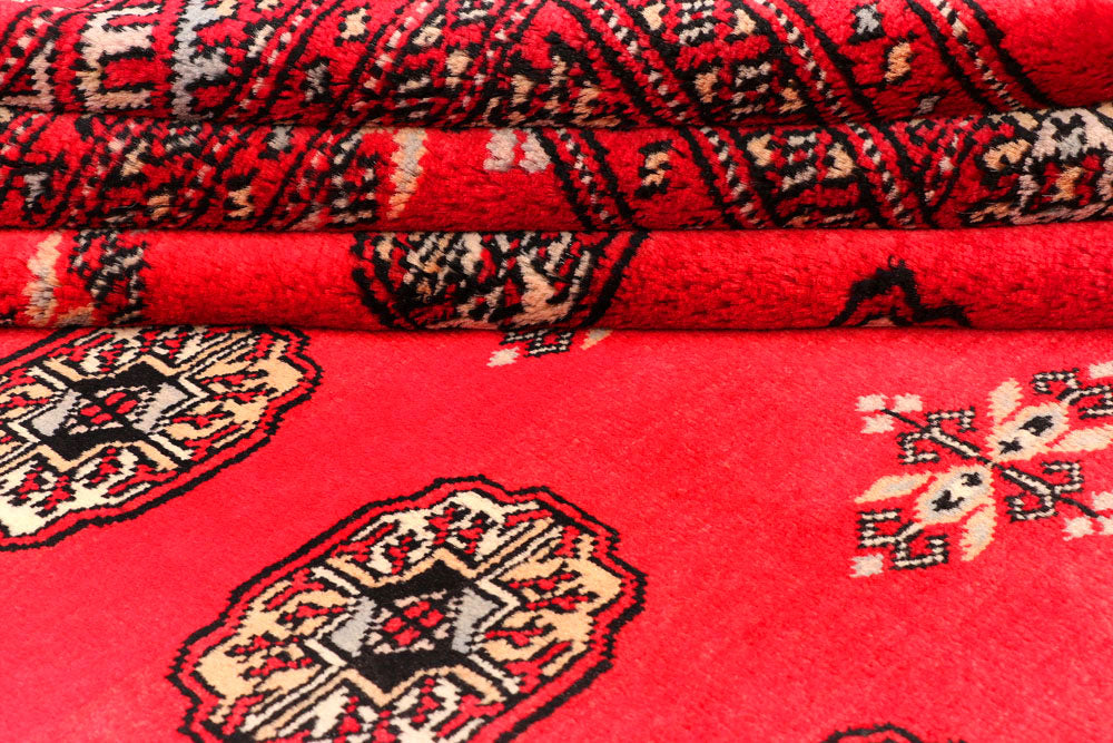 Red Bokhara 4' 8 x 6' 9 - No. 45842 - ALRUG Rug Store