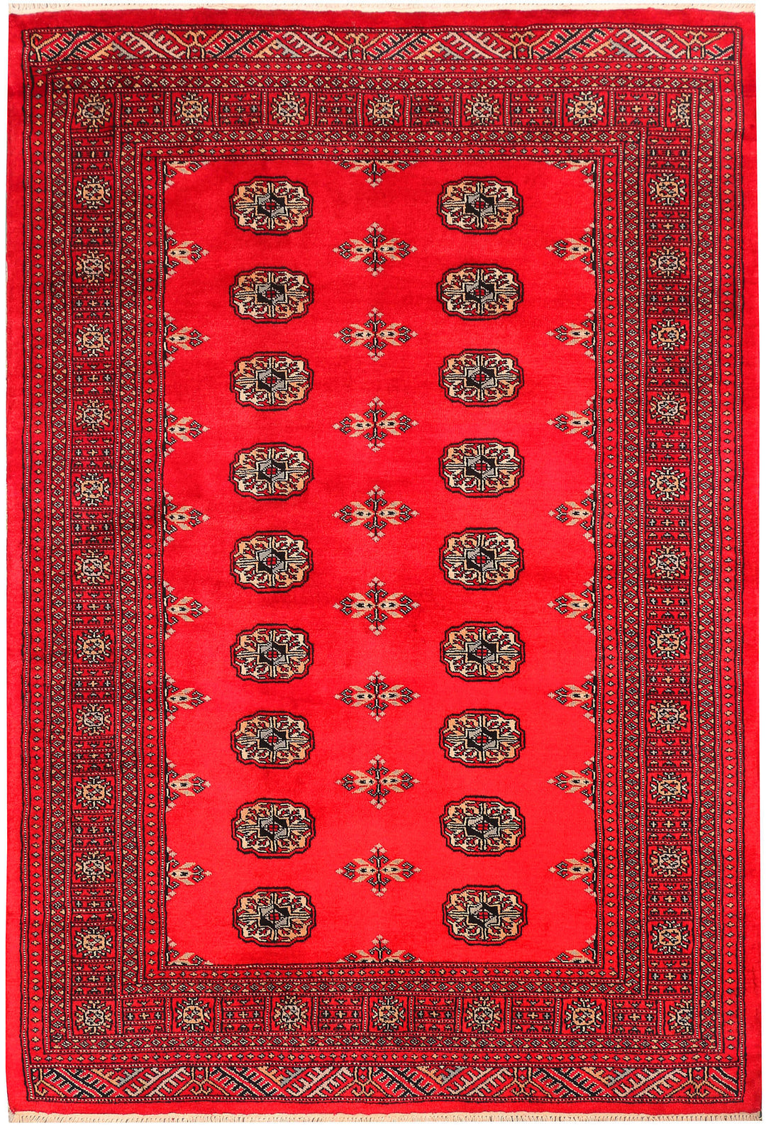 Red Bokhara 4' 8 x 6' 9 - No. 45842 - ALRUG Rug Store