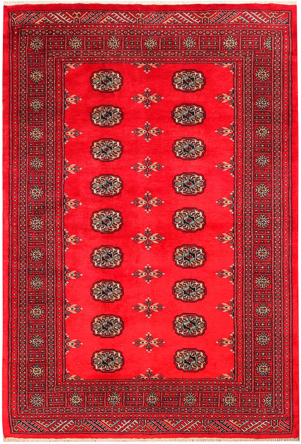Red Bokhara 4' 8 x 6' 9 - No. 45842 - ALRUG Rug Store