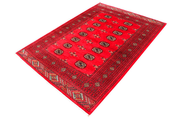 Red Bokhara 4' 6 x 6' 6 - No. 45843 - ALRUG Rug Store
