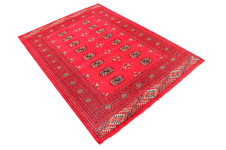 Red Bokhara 4' 6 x 6' 6 - No. 45843 - ALRUG Rug Store