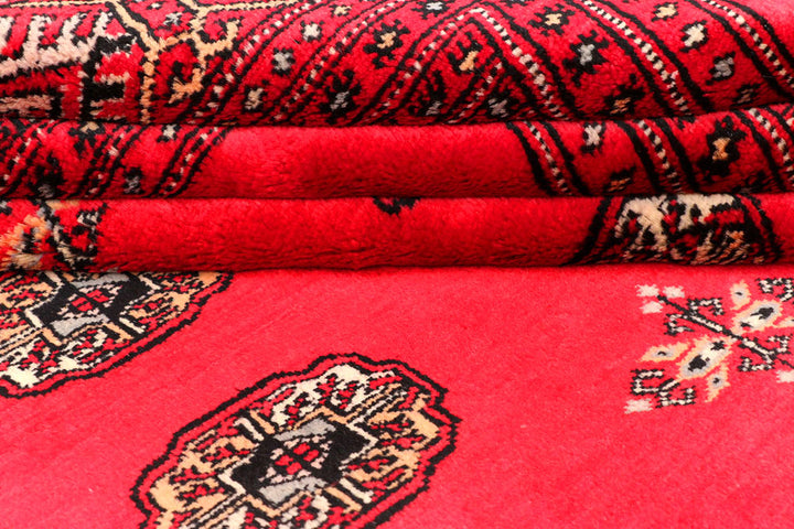 Red Bokhara 4' 6 x 6' 6 - No. 45843 - ALRUG Rug Store