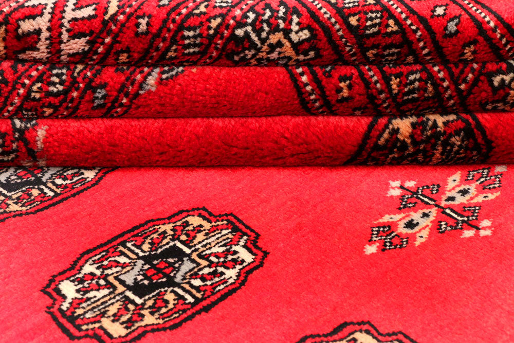 Red Bokhara 4' 5 x 6' 9 - No. 45845 - ALRUG Rug Store