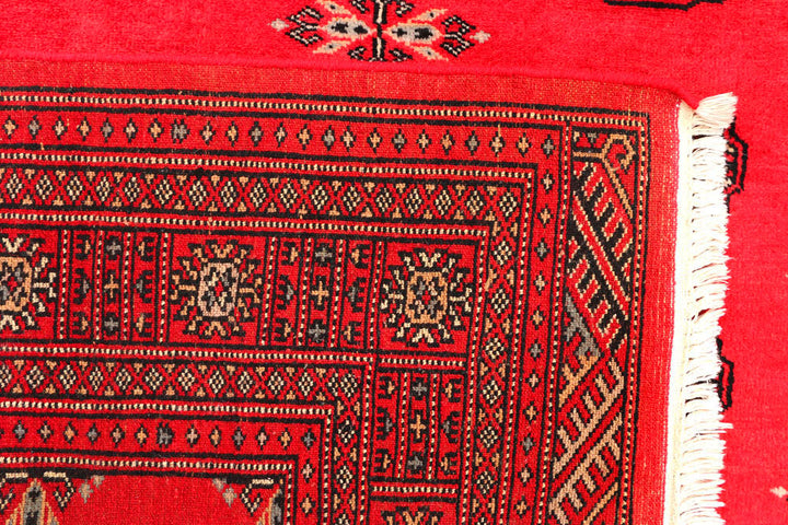 Red Bokhara 4' 5 x 6' 9 - No. 45845 - ALRUG Rug Store