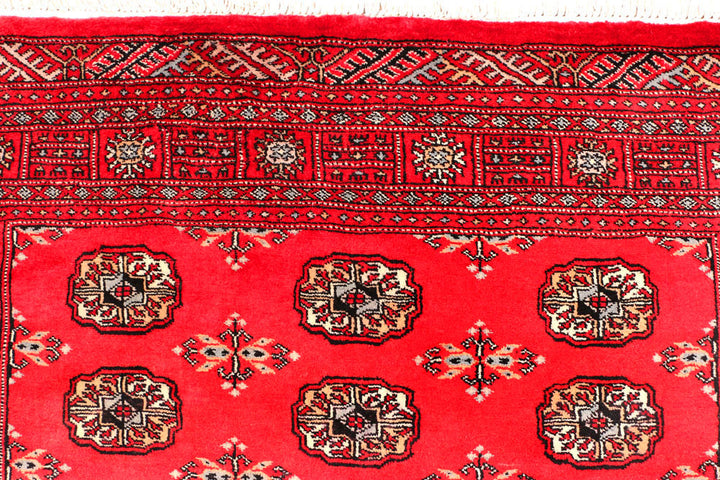 Red Bokhara 4' 7 x 6' 7 - No. 45855 - ALRUG Rug Store