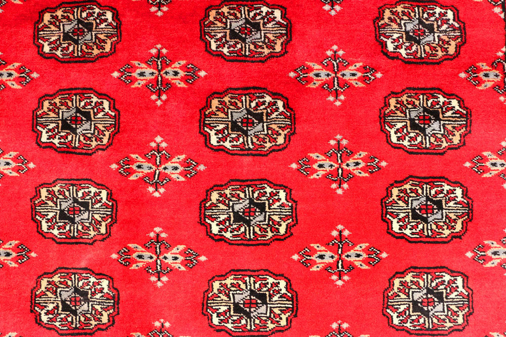 Red Bokhara 4' 7 x 6' 7 - No. 45855 - ALRUG Rug Store