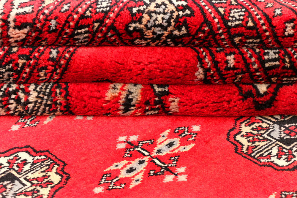 Red Bokhara 4' 7 x 6' 7 - No. 45855 - ALRUG Rug Store