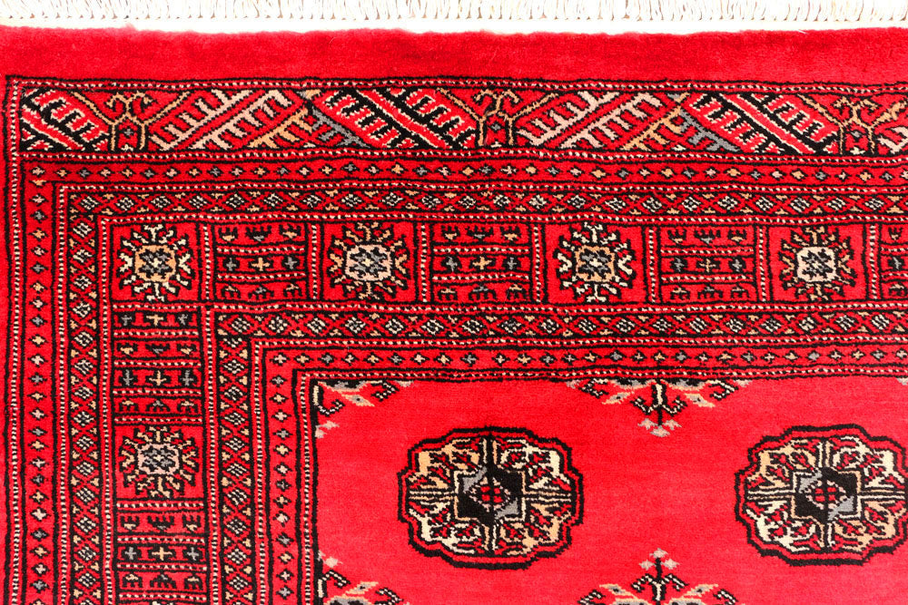 Crimson Bokhara 4' 7 x 6' 7 - No. 45862 - ALRUG Rug Store