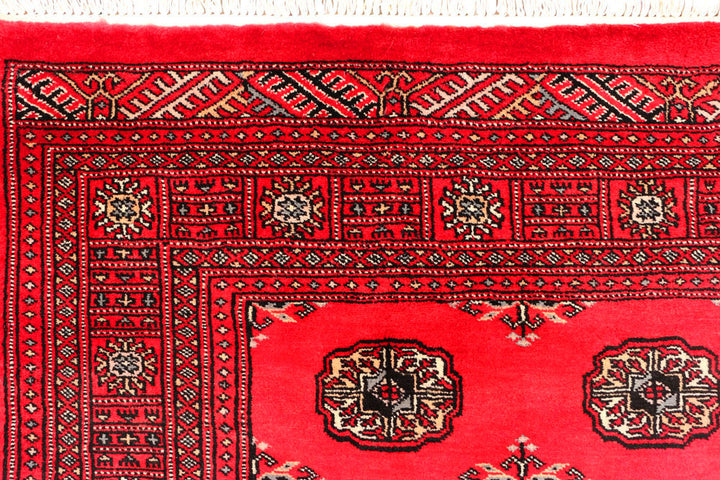 Crimson Bokhara 4' 7 x 6' 7 - No. 45862 - ALRUG Rug Store