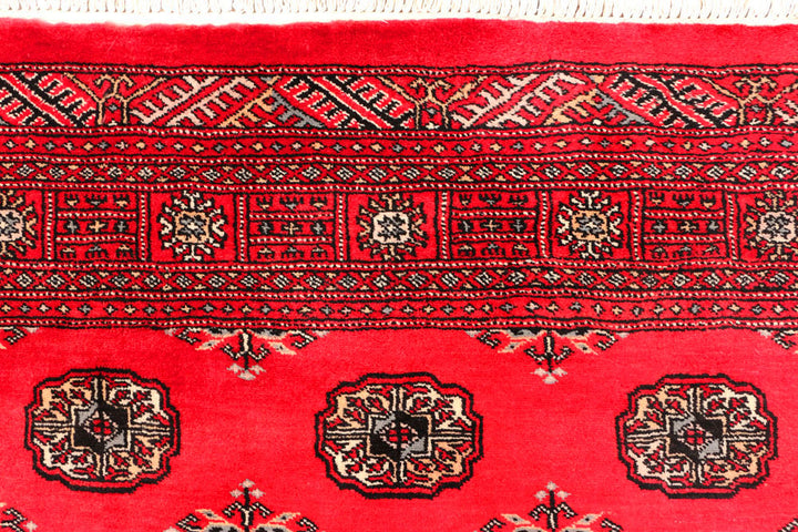 Crimson Bokhara 4' 7 x 6' 7 - No. 45862 - ALRUG Rug Store