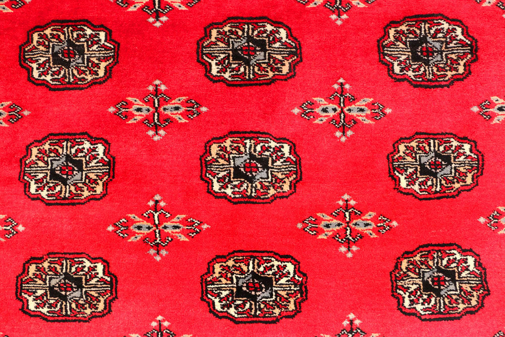 Crimson Bokhara 4' 7 x 6' 7 - No. 45862 - ALRUG Rug Store