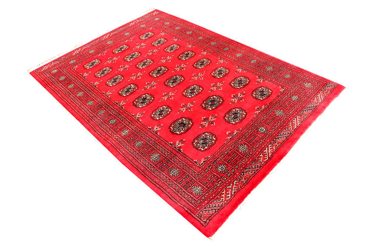 Crimson Bokhara 4' 7 x 6' 7 - No. 45862 - ALRUG Rug Store
