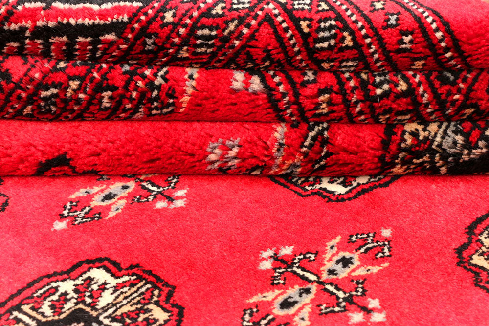 Crimson Bokhara 4' 7 x 6' 7 - No. 45862 - ALRUG Rug Store
