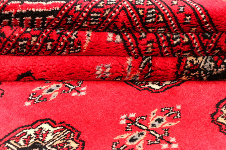 Crimson Bokhara 4' 7 x 6' 7 - No. 45862 - ALRUG Rug Store