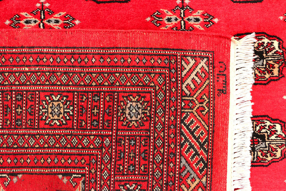 Crimson Bokhara 4' 7 x 6' 7 - No. 45862 - ALRUG Rug Store