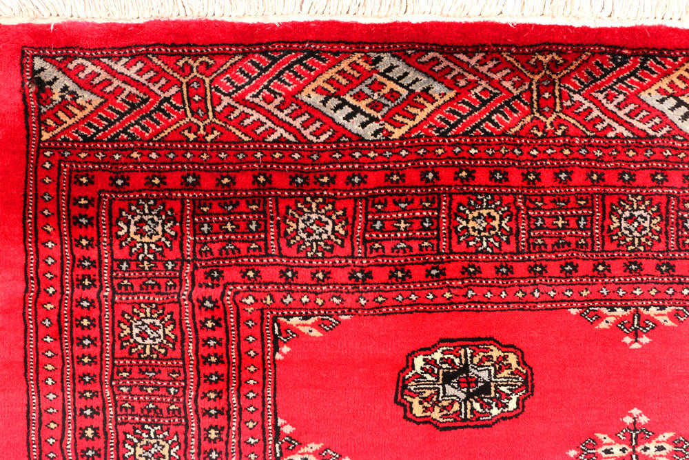 Crimson Bokhara 4' 8 x 6' 11 - No. 45863 - ALRUG Rug Store