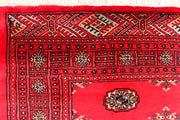Crimson Bokhara 4' 8 x 6' 11 - No. 45863 - ALRUG Rug Store