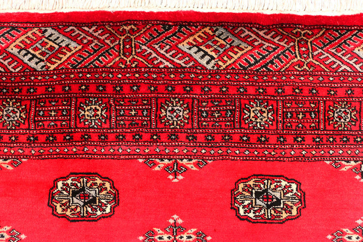 Crimson Bokhara 4' 8 x 6' 11 - No. 45863 - ALRUG Rug Store