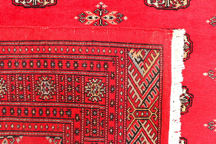 Crimson Bokhara 4' 8 x 6' 11 - No. 45863 - ALRUG Rug Store