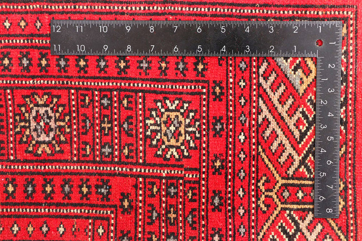 Crimson Bokhara 4' 8 x 6' 11 - No. 45863 - ALRUG Rug Store