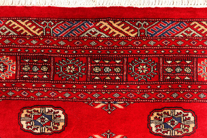 Dark Red Bokhara 4' 7 x 6' 8 - No. 45868 - ALRUG Rug Store
