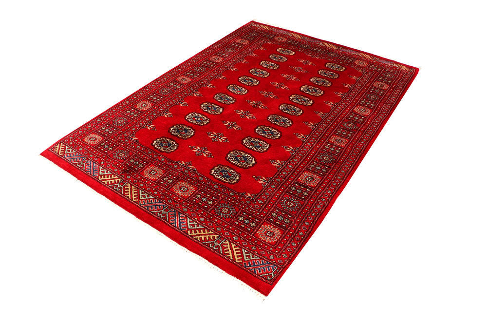 Dark Red Bokhara 4' 7 x 6' 8 - No. 45868 - ALRUG Rug Store