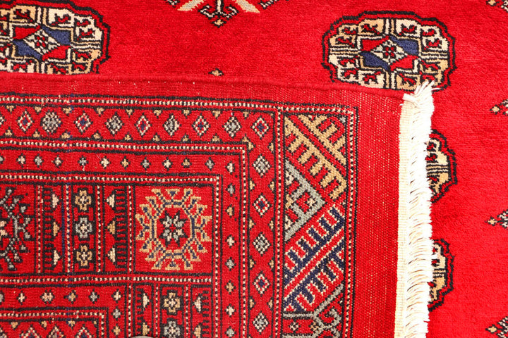 Dark Red Bokhara 4' 7 x 6' 8 - No. 45868 - ALRUG Rug Store
