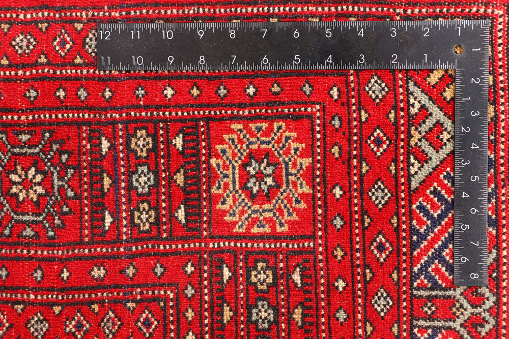 Dark Red Bokhara 4' 7 x 6' 8 - No. 45868 - ALRUG Rug Store
