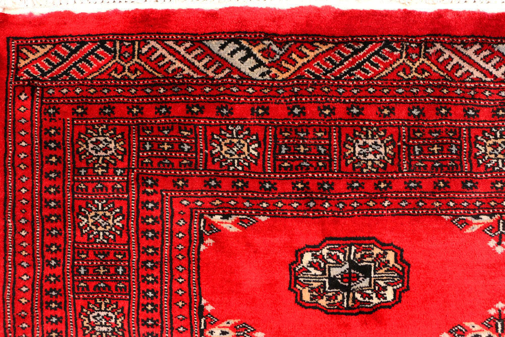 Crimson Bokhara 4' 7 x 6' 6 - No. 45870 - ALRUG Rug Store