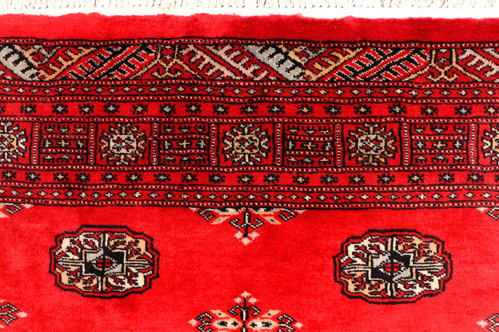 Crimson Bokhara 4' 7 x 6' 6 - No. 45870 - ALRUG Rug Store