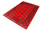 Crimson Bokhara 4' 7 x 6' 6 - No. 45870 - ALRUG Rug Store