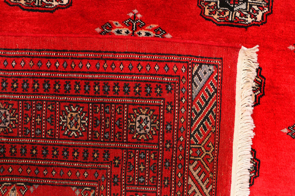 Crimson Bokhara 4' 7 x 6' 6 - No. 45870 - ALRUG Rug Store
