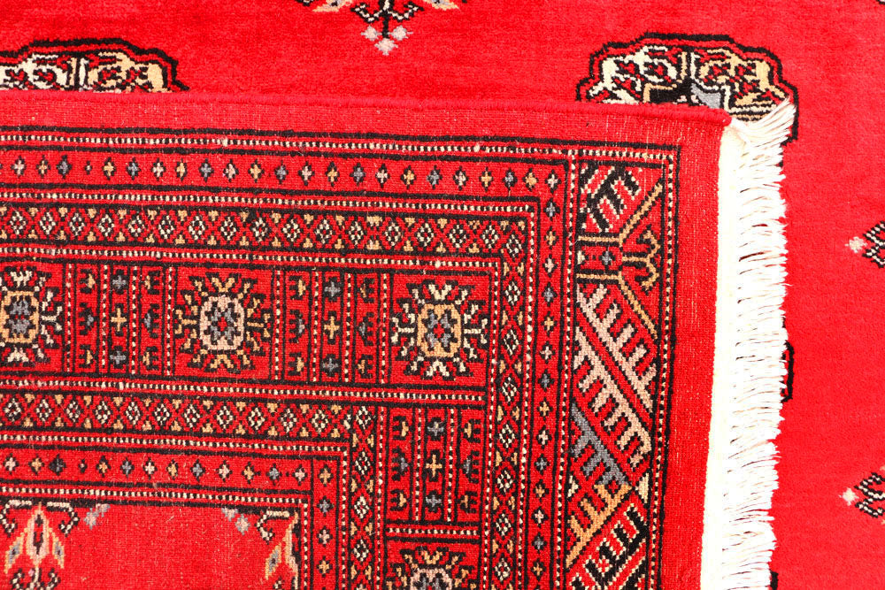 Crimson Bokhara 4' 7 x 6' 8 - No. 45871 - ALRUG Rug Store
