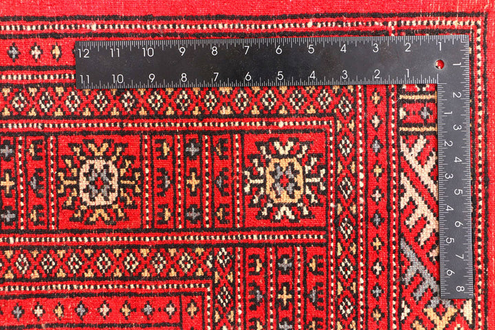 Crimson Bokhara 4' 7 x 6' 8 - No. 45871 - ALRUG Rug Store